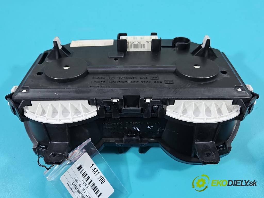 Nissan Juke I 2010-2019 1.6 16V 117 HP manual 86 kW 1598 cm3 5- prístrojovka/ budíky  (Prístrojová doska)