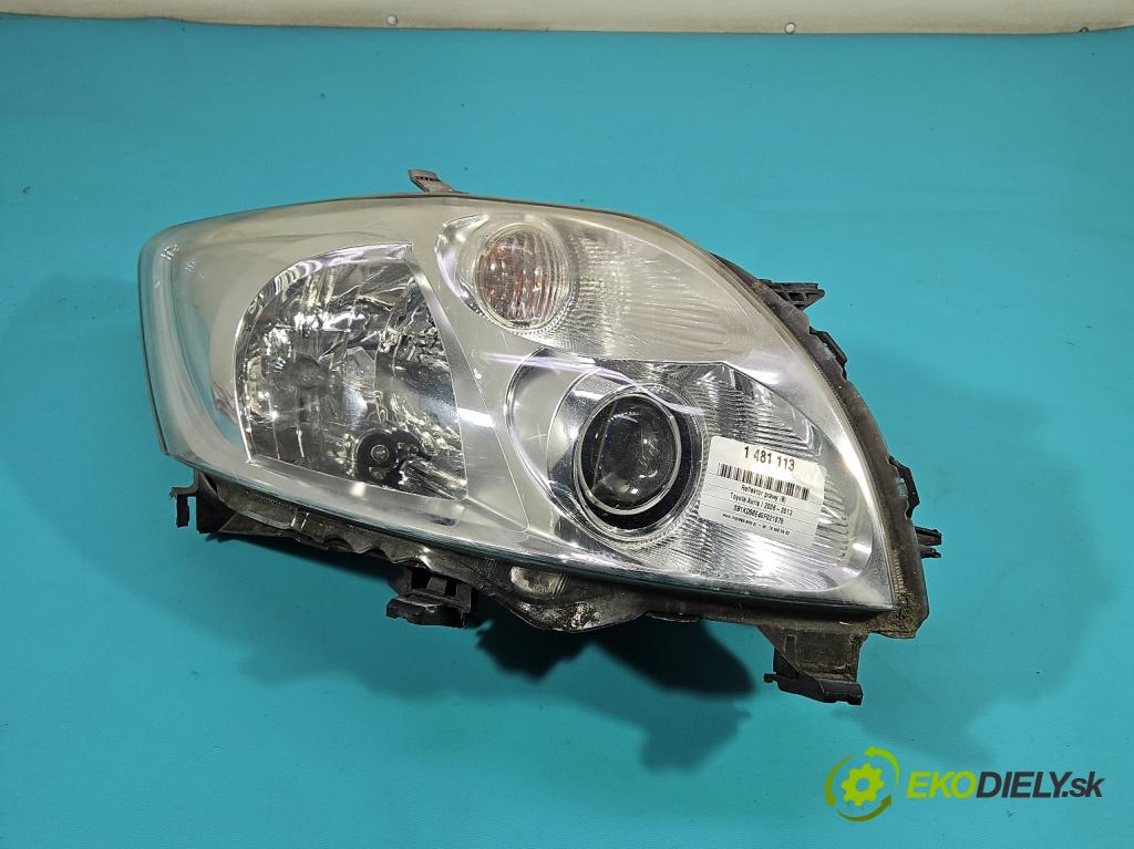 Toyota Auris I 2006-2013 2.0 D4D 126 HP manual 93 kW 1998 cm3 5- Reflektor: pravý 81110-02470 (Svetlo predné pravé)