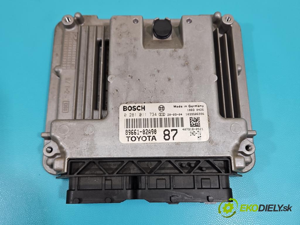 Toyota Corolla E12 2001-2009 1.4 D4D 90 HP manual 66 kW 1364 cm3 5- riadiaca jednotka motora 0281011734