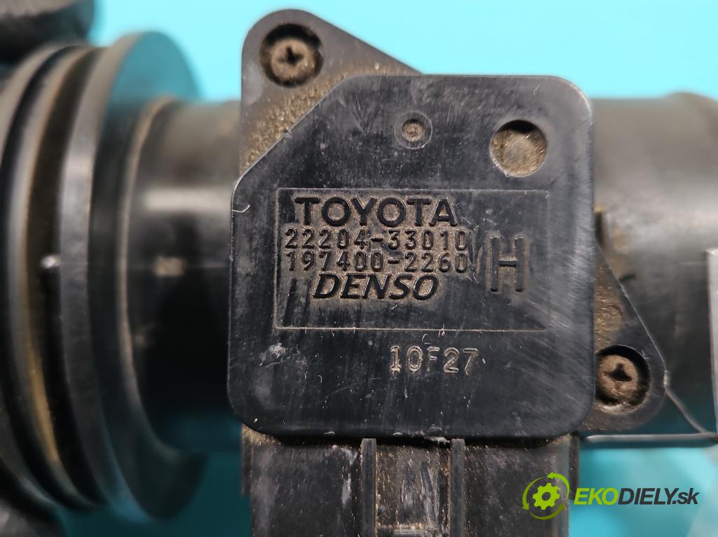 Toyota Corolla E12 2001-2009 1.4 D4D 90 HP manual 66 kW 1364 cm3 5- průtokoměr: 22204-33010 (Váha vzduchu)