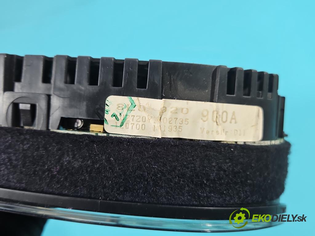 Audi A3 8L 1996-2003 1.6 SR 101 HP manual 74 kW 1595 cm3 3- prístrojovka/ budíky 8L0920900A (Prístrojová doska)