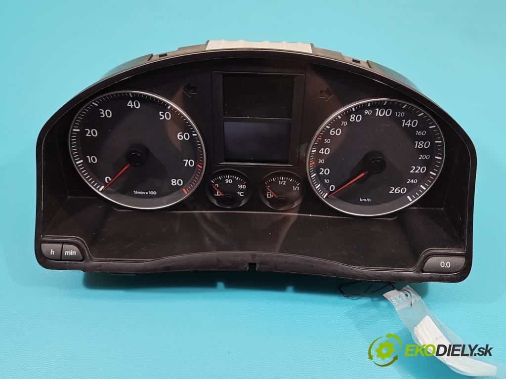 Vw Golf V 2003-2009 1.6 SR 102 HP manual 75 kW 1595 cm3 5- prístrojovka/ budíky 1K0920961B (Prístrojová doska)