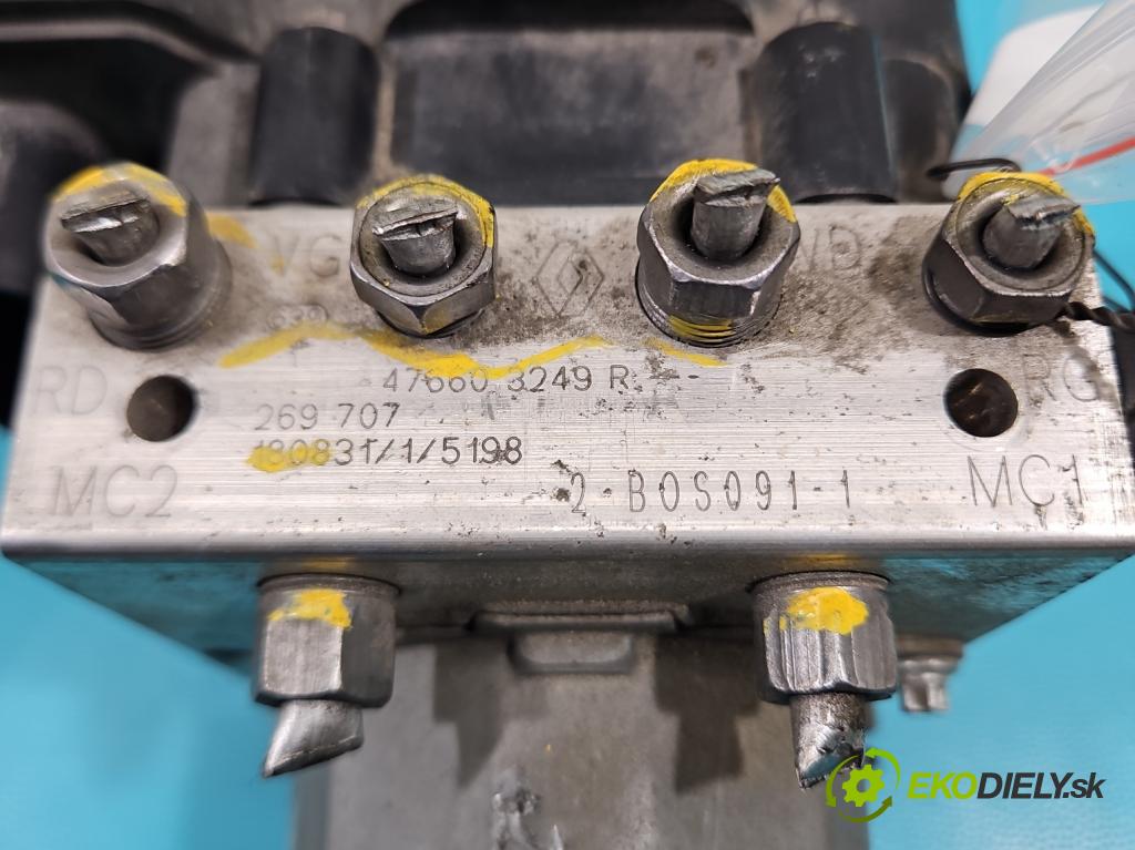 Dacia Sandero II 2012-2020 0.9 Tce 90 HP manual 66 kW 898 cm3 5- čerpadlo abs 476603249R (Pumpa ABS)