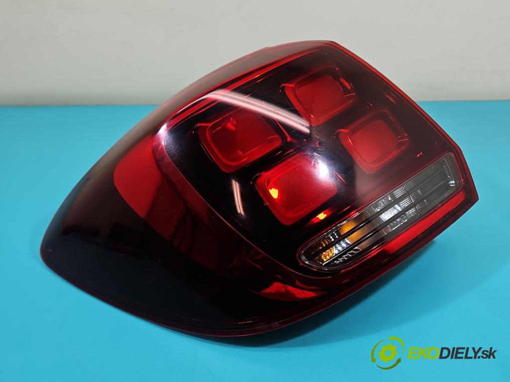 Dacia Sandero II 2012-2020 0.9 Tce 90 HP manual 66 kW 898 cm3 5- svetlo / reflektor zadné ľavé 265554938R (Kľučka dverí ostatné)