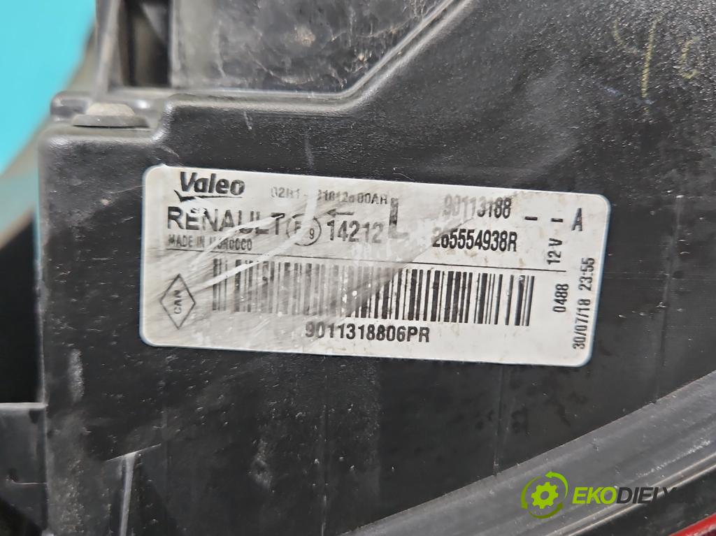 Dacia Sandero II 2012-2020 0.9 Tce 90 HP manual 66 kW 898 cm3 5- svetlo / reflektor zadné ľavé 265554938R (Kľučka dverí ostatné)