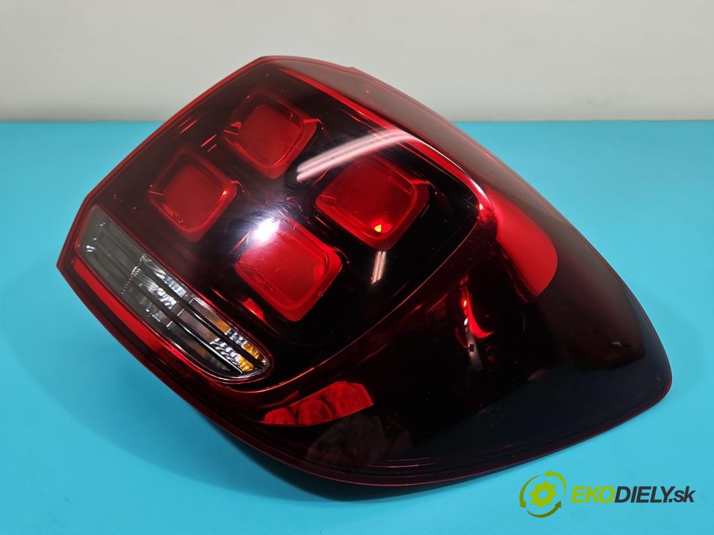 Dacia Sandero II 2012-2020 0.9 Tce 90 HP manual 66 kW 898 cm3 5- svetlo / reflektor zadné pravé 265506147R (Kľučka dverí ostatné)