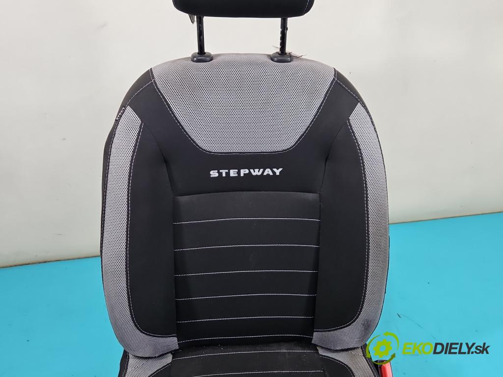 Dacia Sandero II 2012-2020 0.9 Tce 90 HP manual 66 kW 898 cm3 5- Sedačka pravý  (Sedadlo)