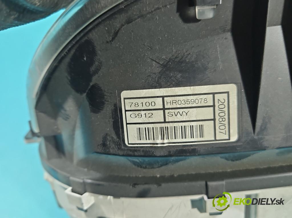 Honda CR-V III 2006-2011 2.2 i-CTDi 140 HP manual 103 kW 2204 cm3 5- prístrojovka/ budíky HR0359078 (Prístrojová doska)