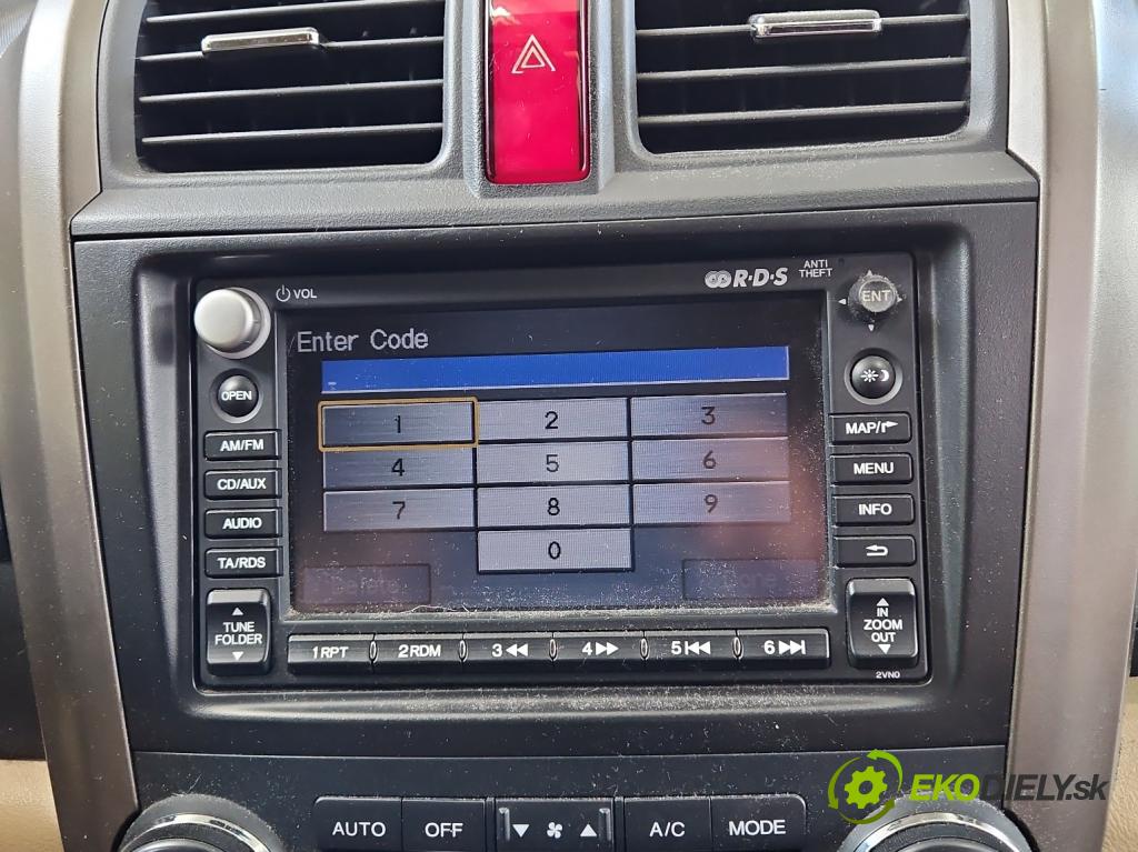 Honda CR-V III 2006-2011 2.2 i-CTDi 140 HP manual 103 kW 2204 cm3 5- Radio originál 39541-SWA-E010-M1