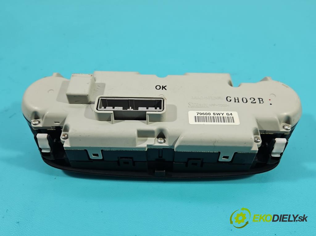 Honda CR-V III 2006-2011 2.2 i-CTDi 140 HP manual 103 kW 2204 cm3 5- panel kúrenia 79600SWYG4
