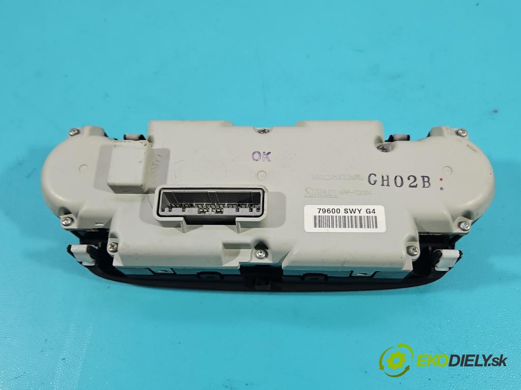 Honda CR-V III 2006-2011 2.2 i-CTDi 140 HP manual 103 kW 2204 cm3 5- panel kúrenia 79600SWYG4