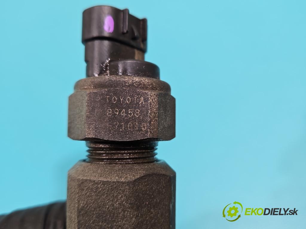 Toyota Auris I 2006-2013 2.0 D4D 126 HP manual 93 kW 1998 cm3 5- lišta vstrekovacia 89458-71010 (Vstrekovacia lišta)