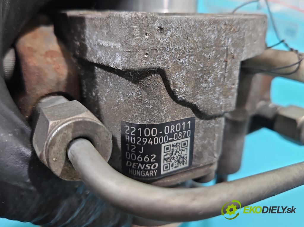 Toyota Auris I 2006-2013 2.0 D4D 126 HP manual 93 kW 1998 cm3 5- čerpadlo vstrekovacia 22100-0R011 (Vstrekovacie čerpadlo)