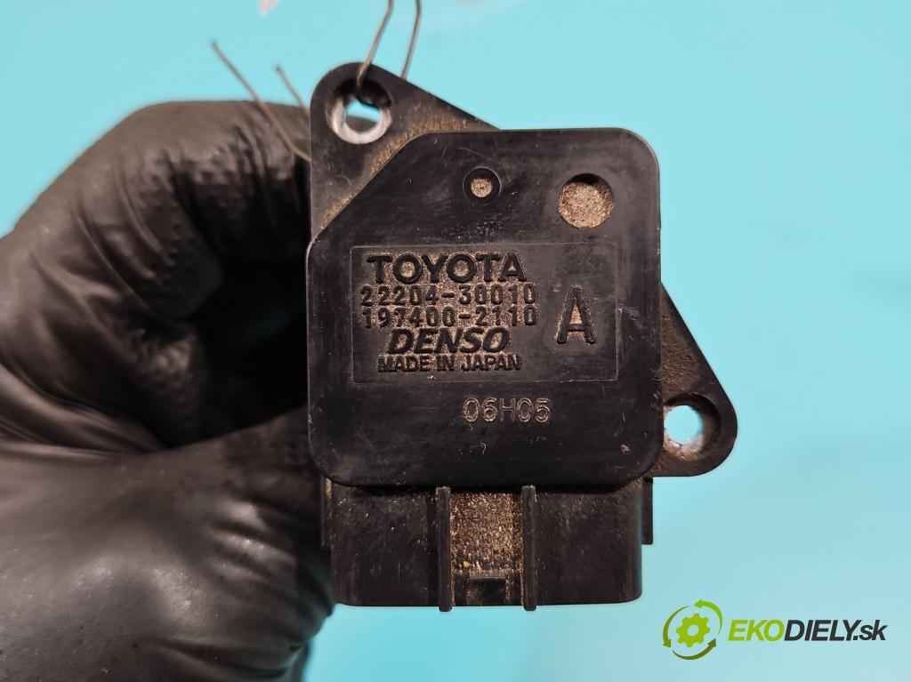 Toyota Rav4 III 2005-2012 2.2 D4D 136hp manual 100 kW 2231 cm3 5- váha vzduchu 22204-30010 (Snímač hmotnosti vzduchu)