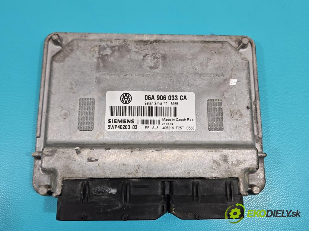 Vw Golf V 2003-2009 1.6 SR 102 HP manual 75 kW 1595 cm3 5- riadiaca jednotka motora 06A906033CA