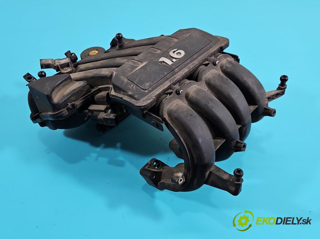Vw Golf V 2003-2009 1.6 SR 102 hp manual 75 kW 1595 cm3 5- potrubí sací 06A133206AN (Sací potrubí)