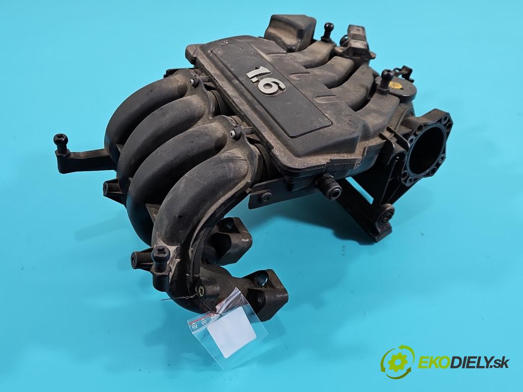 Vw Golf V 2003-2009 1.6 SR 102 hp manual 75 kW 1595 cm3 5- potrubí sací 06A133206AN (Sací potrubí)