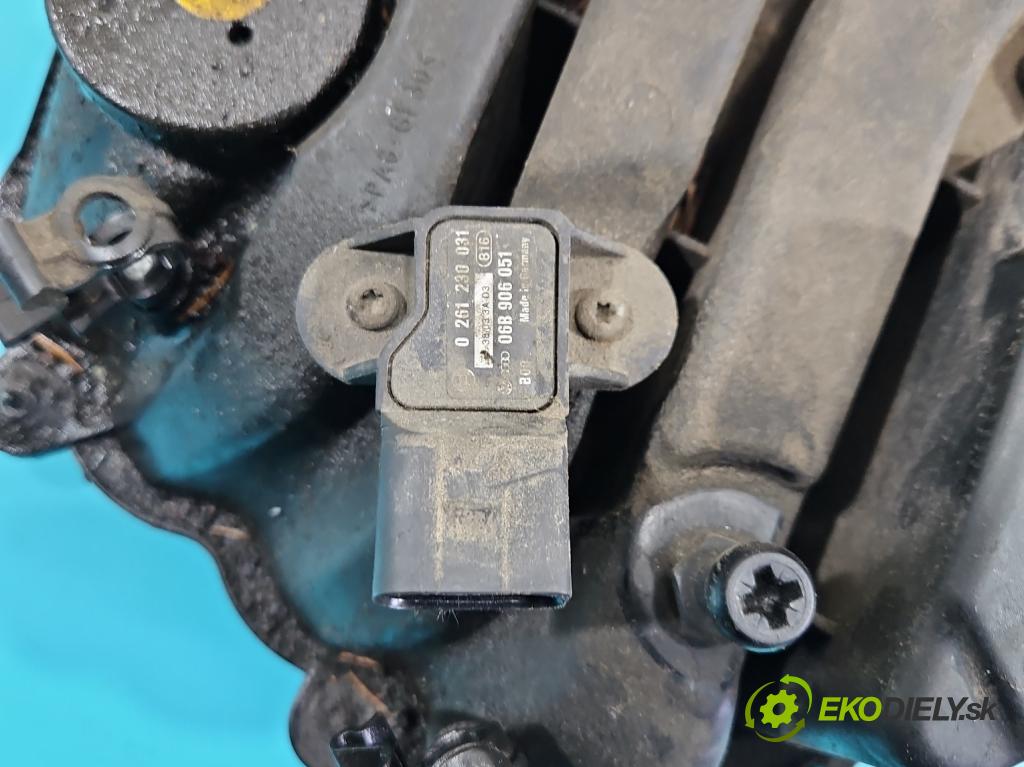 Vw Golf V 2003-2009 1.6 SR 102 hp manual 75 kW 1595 cm3 5- potrubí sací 06A133206AN (Sací potrubí)