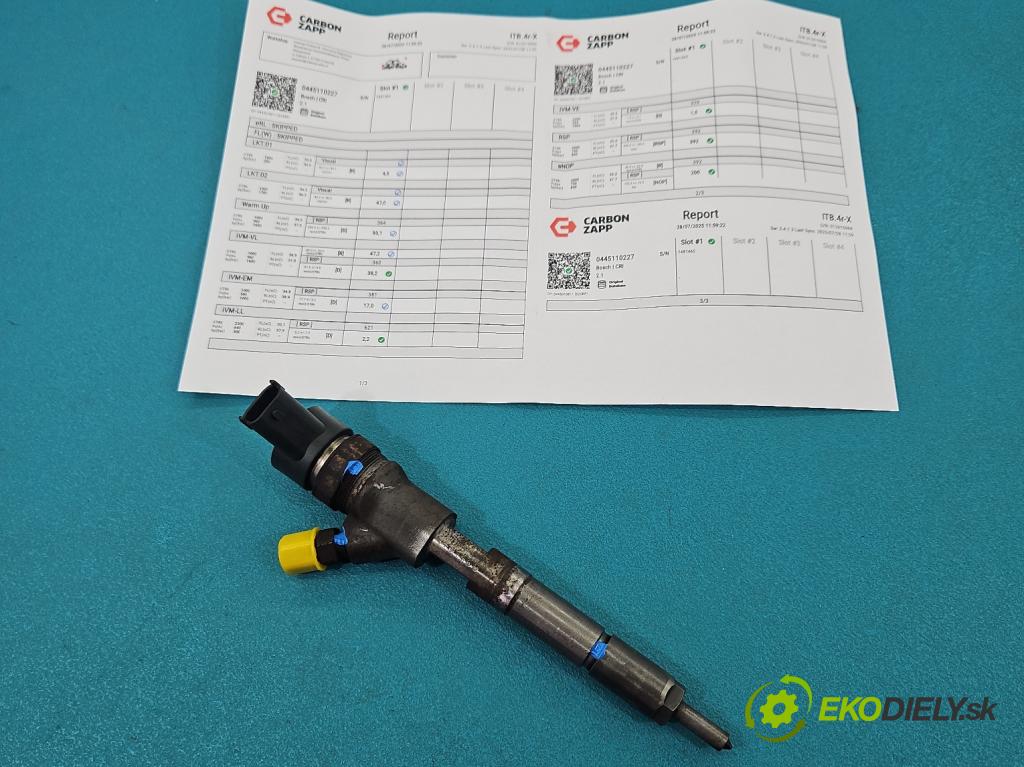 Toyota Corolla E12 2001-2009 1.4 D4D 90 HP manual 66 kW 1364 cm3 5- vstrek 0445110227 (Vstrekovač paliva)