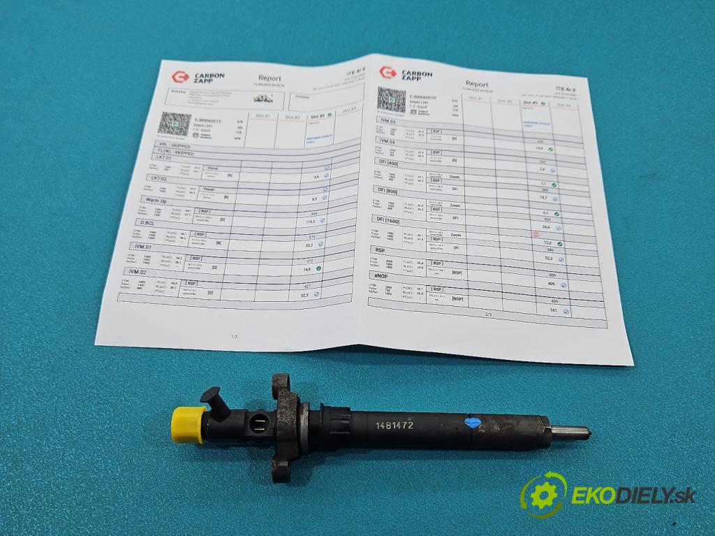 Citroen C5 II 2008-2017 2.0 hdi 140 HP manual 103 kW 1997 cm3 4- vstrek EJBR06001D (Vstrekovač paliva)