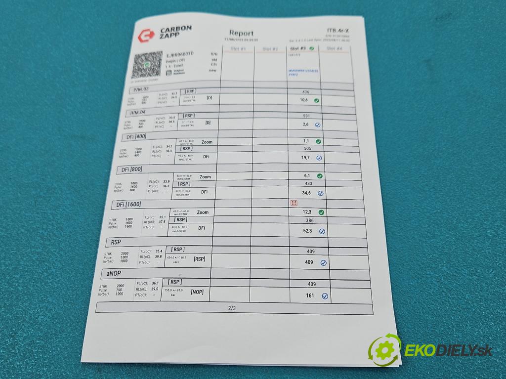 Citroen C5 II 2008-2017 2.0 hdi 140 HP manual 103 kW 1997 cm3 4- vstrek EJBR06001D (Vstrekovač paliva)