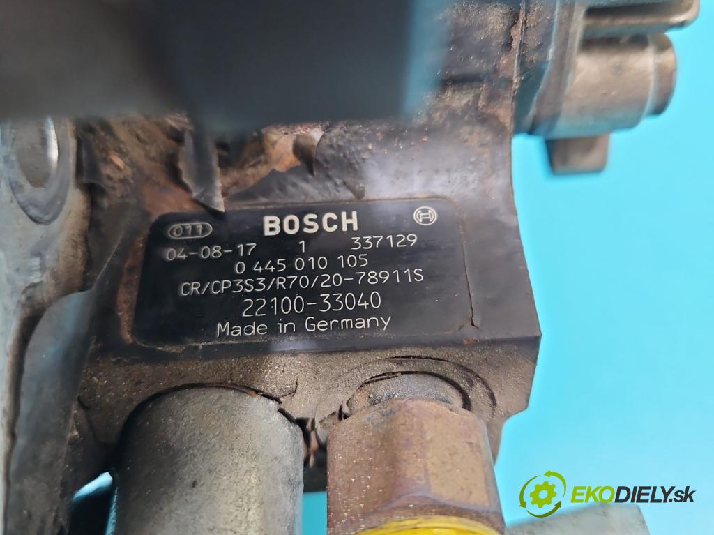 Toyota Corolla E12 2001-2009 1.4 D4D 90 HP manual 66 kW 1364 cm3 5- čerpadlo vstrekovacia 0445010105 (Vstrekovacie čerpadlo)