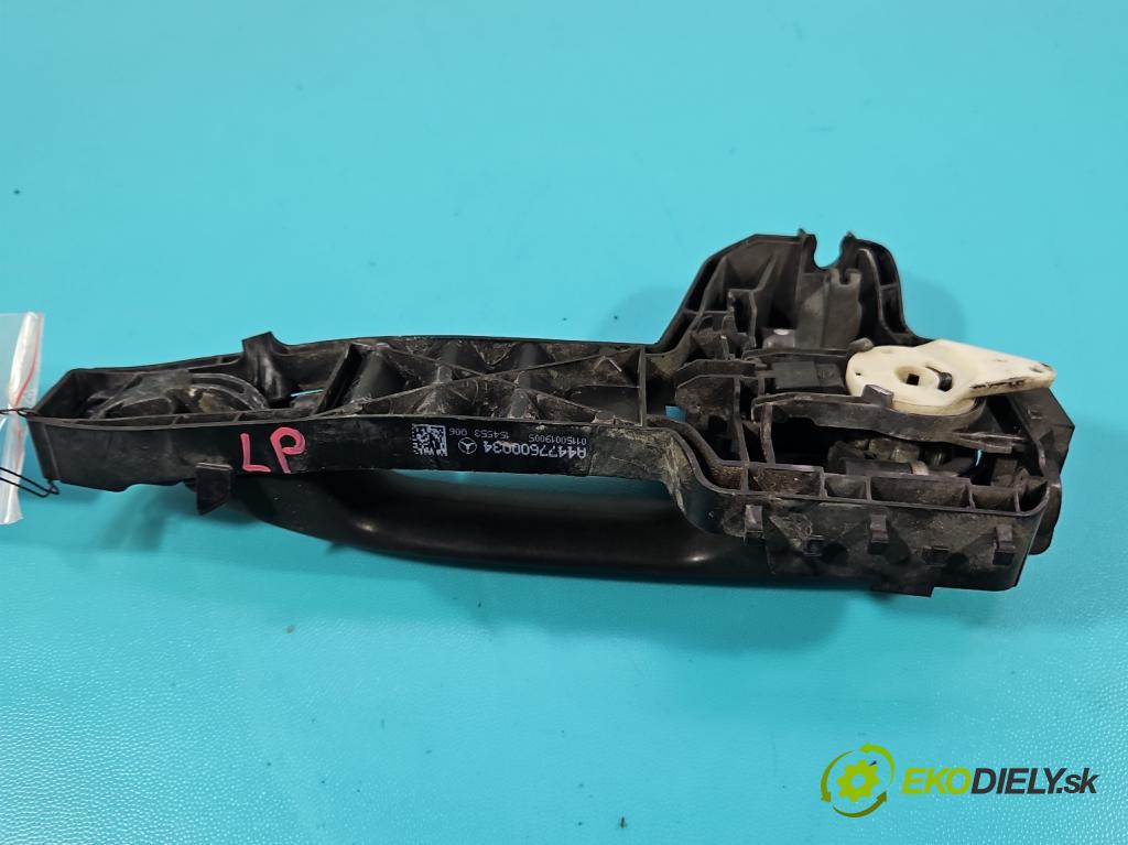 Mercedes Vito W447 2014- 2,2.0 CDI 136 HP automatic 100 kW 2143 cm3 5- rukoväť predné ľavé mimo: A4477600034 (Kľučka dverí vonkajšia predná ľavá)