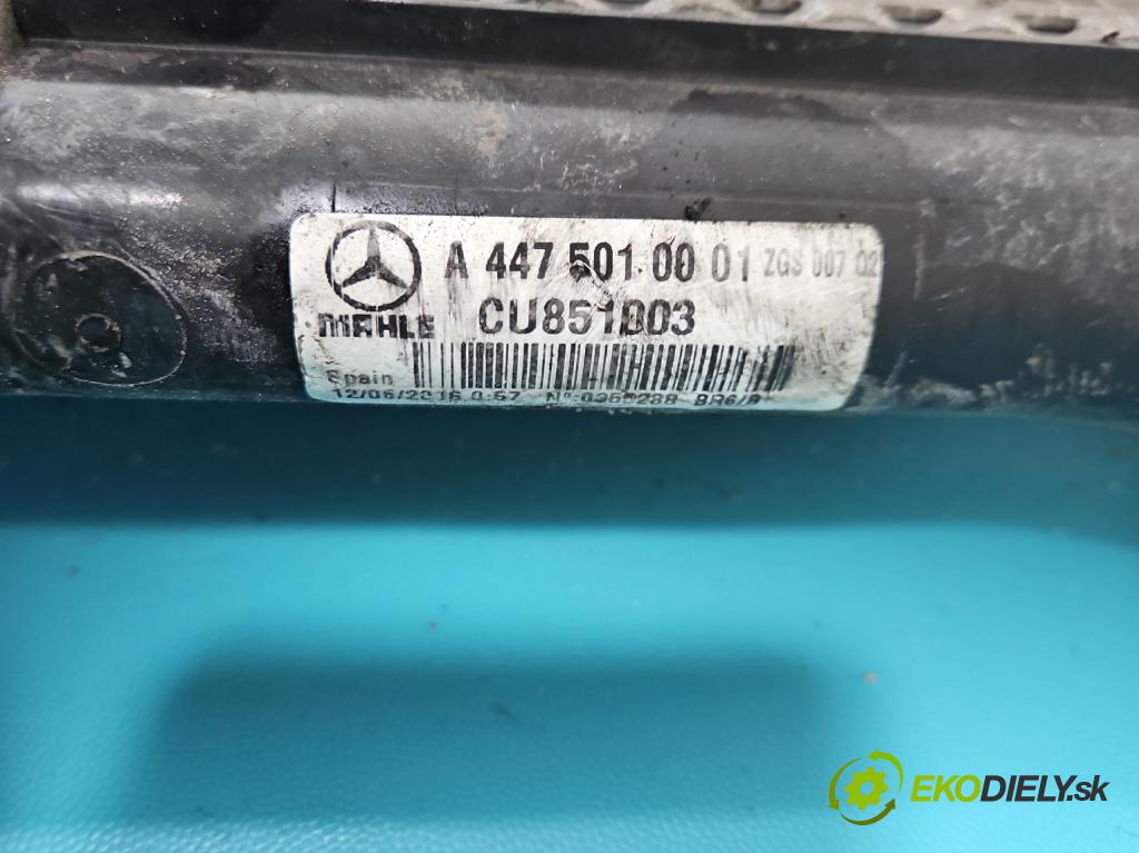 Mercedes Vito W447 2014- 2,2.0 CDI 136hp automatic 100 kW 2143 cm3 5- Chladič vody A4475010001 (Vodní chladič)