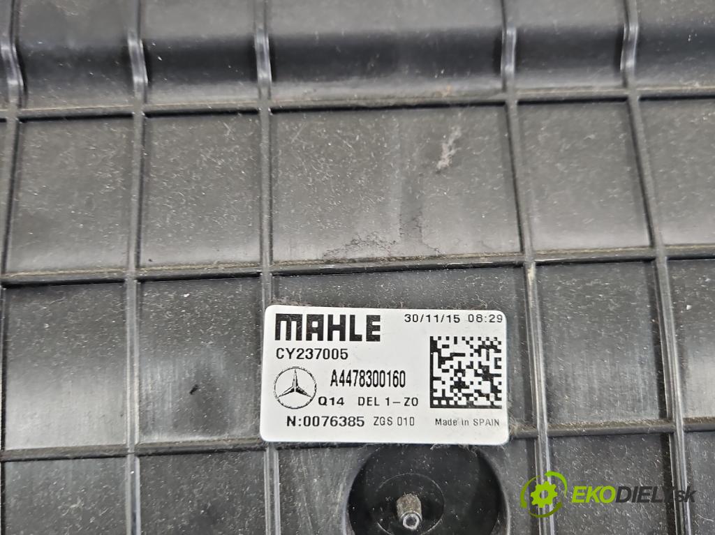 Mercedes Vito W447 2014- 2,2.0 CDI 136hp automatic 100 kW 2143 cm3 5- radiátor A4478300160 (Radiátor topení)