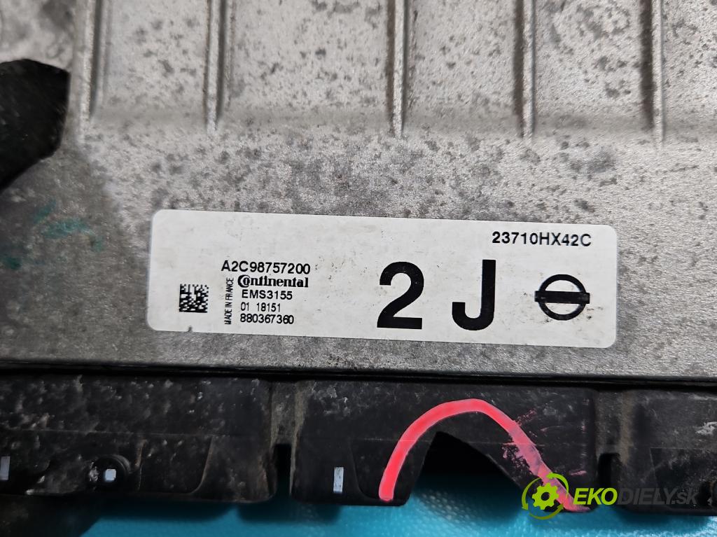 Nissan Qashqai II J11 2013-2021 1.2 T 116 HP manual 85 kW 1197 cm3 5- riadiaca jednotka motora 23710HX42C