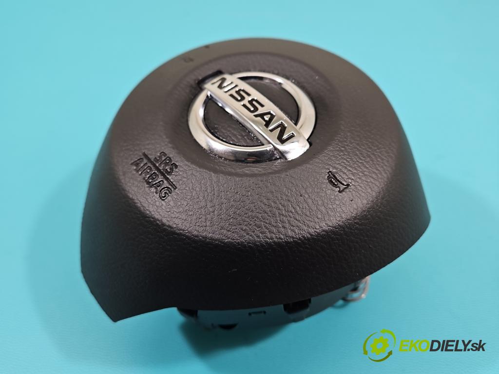 Nissan Qashqai II J11 2013-2021 1.2 T 116 HP manual 85 kW 1197 cm3 5- airbag vzduch: Řidiči: 98510-HV00C (Airbag)