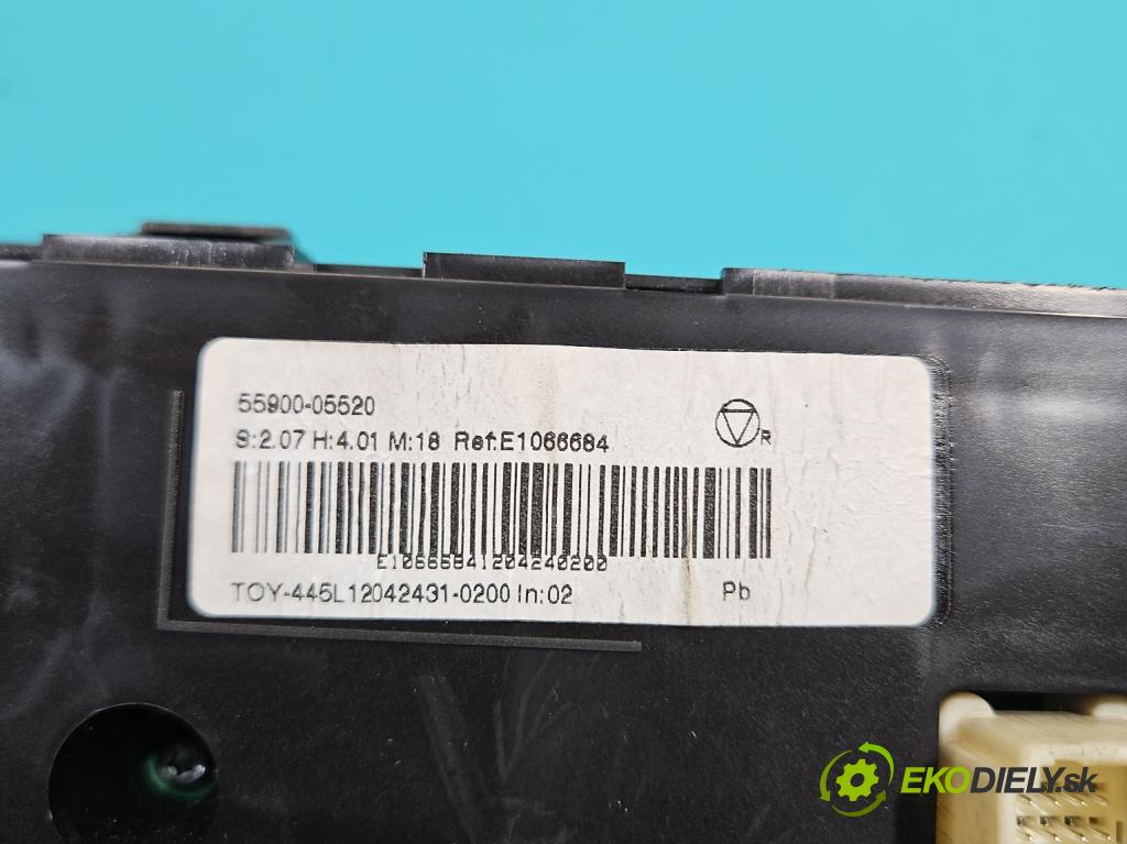 Toyota Avensis III T27 2009-2018 1.8 vvti 147 HP manual 108 kW 1798 cm3 5- panel kúrenia 55900-05520