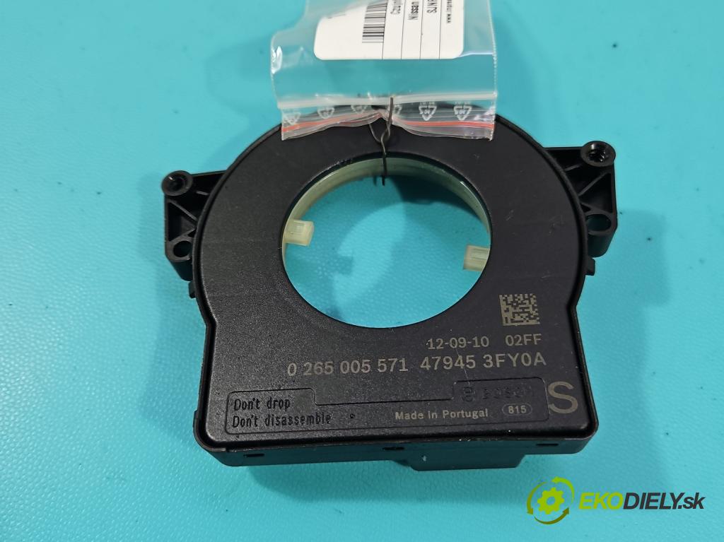 Nissan Juke I 2010-2019 1.6 16V 117 hp manual 86 kW 1598 cm3 5- snímač úhlu otáčet se: 0265005571