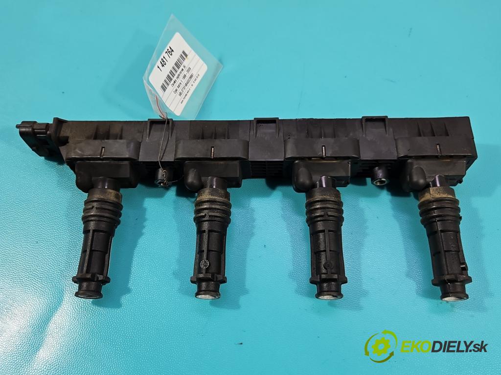 Opel Astra II 1998-2009 1.2 16V 75 HP manual 55 kW 1199 cm3 5- cievka zapaľovacia 0221503472 (Zapaľovacia cievka)