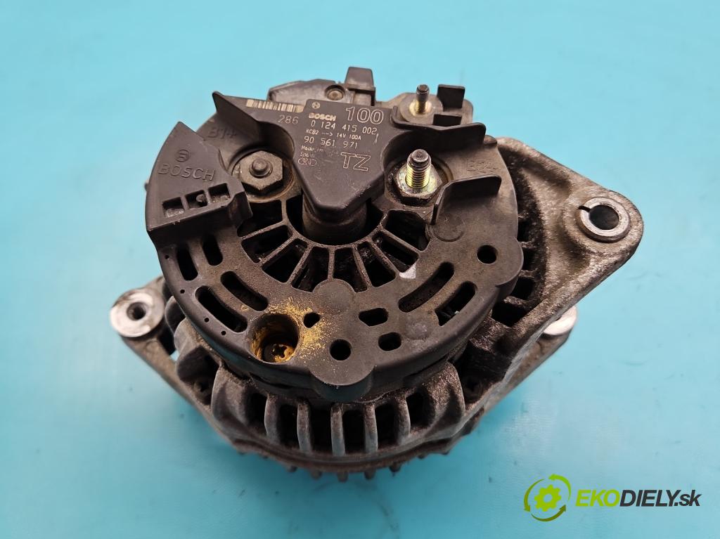 Opel Vectra C 2002-2008 1.8 16V 122 HP manual 90 kW 1796 cm3 4- Alternator 0124415002 (Alternátor)