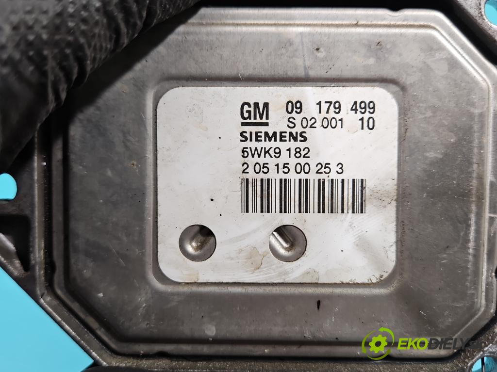 Opel Vectra C 2002-2008 1.8 16V 122 HP manual 90 kW 1796 cm3 4- riadiaca jednotka motora 09179499