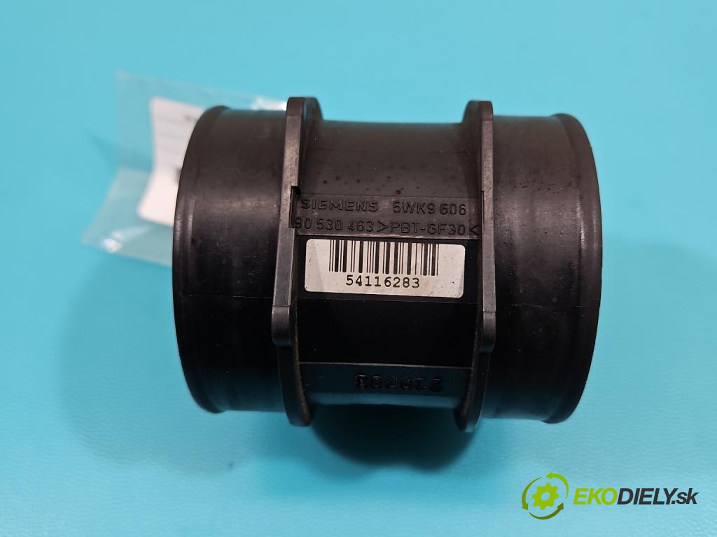 Opel Vectra C 2002-2008 1.8 16V 122 HP manual 90 kW 1796 cm3 4- průtokoměr: 5WK9606 (Váha vzduchu)