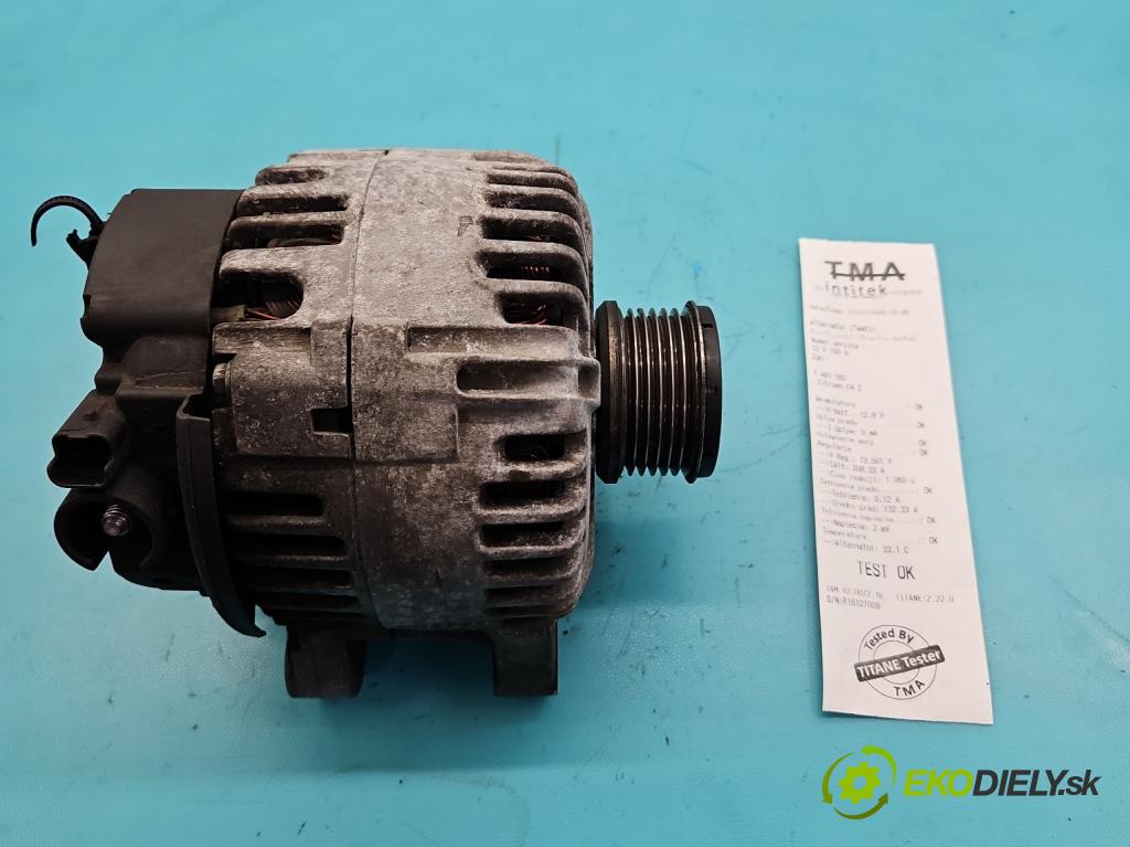 Citroen C4 I 2004-2011 1.6 hdi 109 HP manual 80 kW 1560 cm3 3- Alternator 9646321780 (Alternátor)
