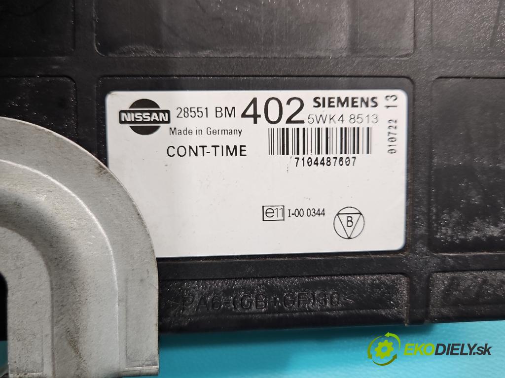 Nissan Almera N16 2000-2006 1.5 16V 90 HP manual 66 kW 1498 cm3 5- riadiaca jednotka motora MEC20-605