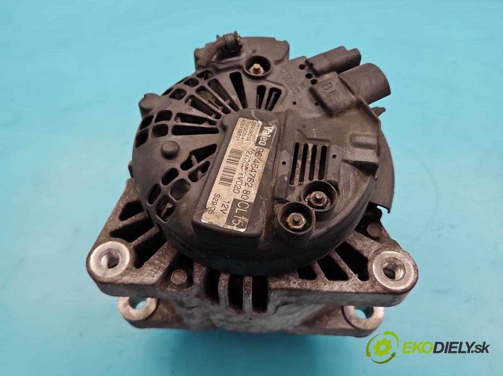 Citroen C3 I 2002-2009 1.4 hdi 68 HP manual 50 kW 1398 cm3 5- Alternator 9646476280 (Alternátor)