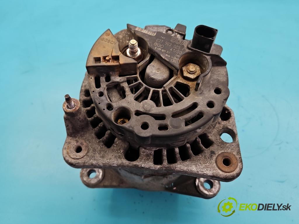 Seat Toledo II 1998-2004 1.4 16V 75 HP manual 55 kW 1390 cm3 4- Alternator 037903025F (Alternátor)