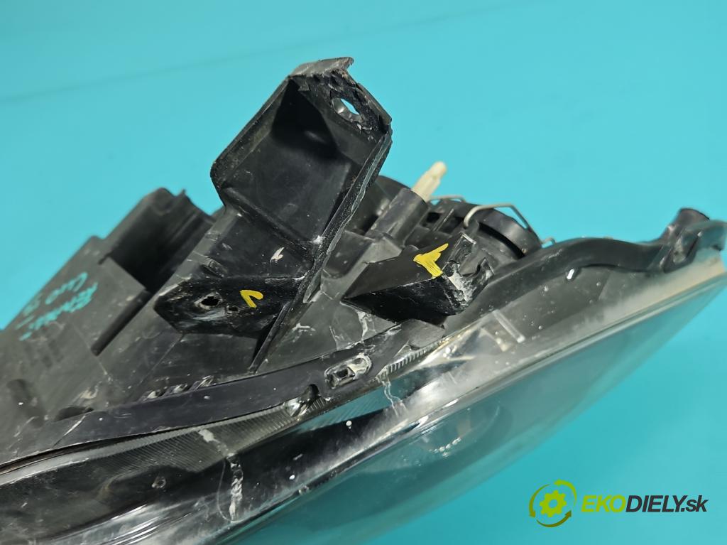 Renault Clio III 2005-2012 1.2 16V 75 HP manual 55 kW 1149 cm3 5- Reflektor: pravý  (Svetlo predné pravé)