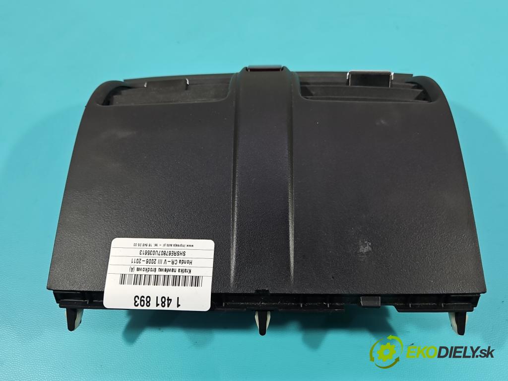 Honda CR-V III 2006-2011 2.2 i-CTDi 140 HP manual 103 kW 2204 cm3 5- Mřížka: kúrenia stredová 77610-SWA-A0 (Mriežka kúrenia (fukár))