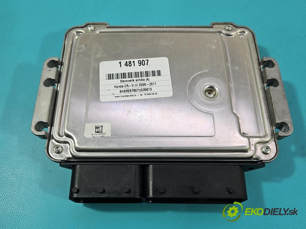 Honda CR-V III 2006-2011 2.2 i-CTDi 140 HP manual 103 kW 2204 cm3 5- riadiaca jednotka motora 0281013636