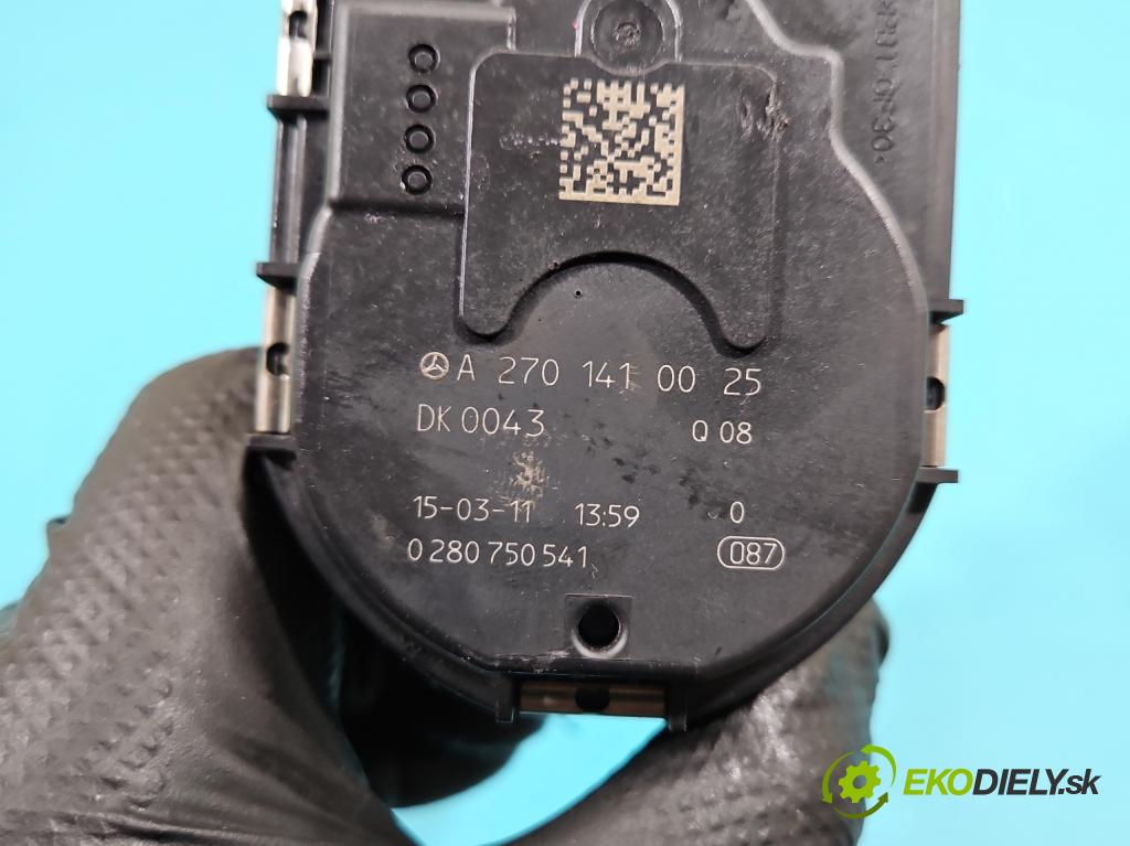 Mercedes C W205 2014–2021 2.0 16V 184hp automatic 135 kW 1991 cm3 4- klapka 0280750541 (Škrtiaca klapka)