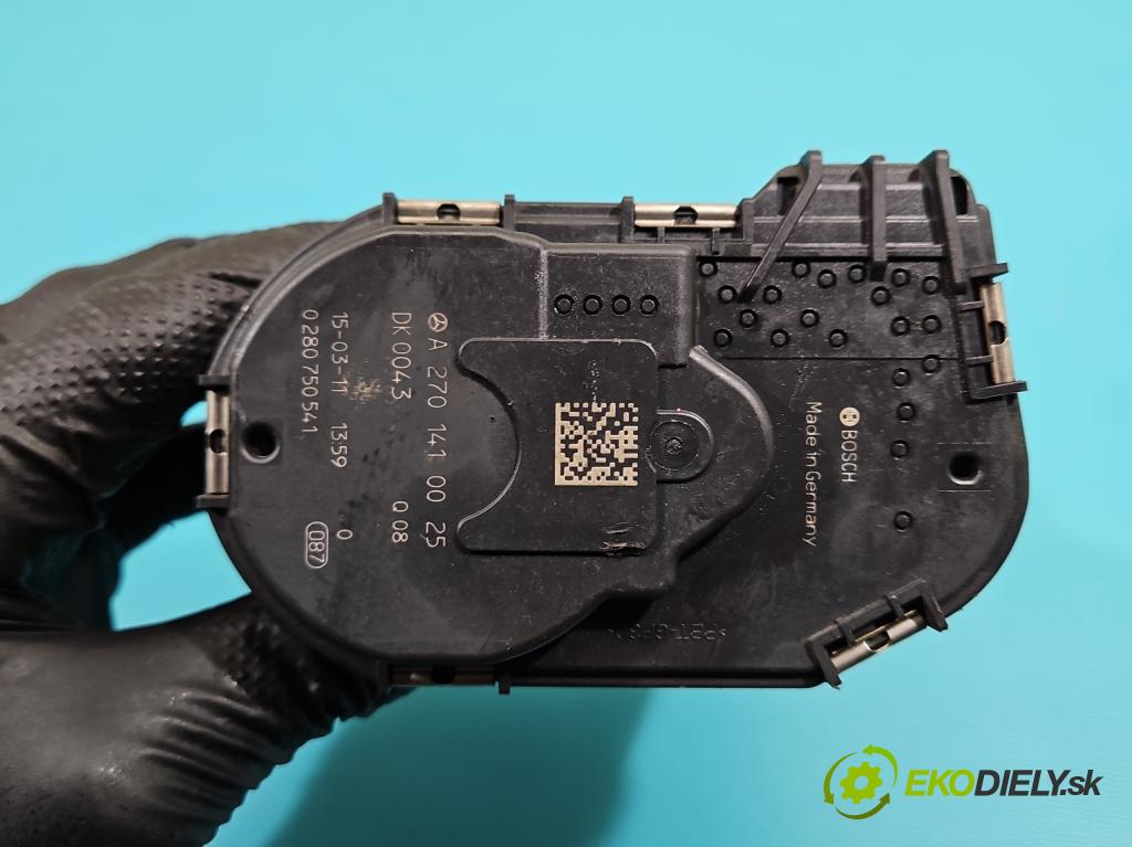 Mercedes C W205 2014–2021 2.0 16V 184hp automatic 135 kW 1991 cm3 4- klapka 0280750541 (Škrtiaca klapka)