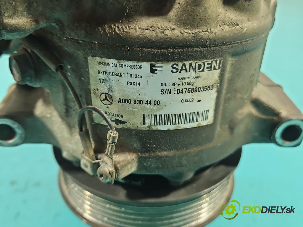 Mercedes C W205 2014–2021 2.0 16V 184hp automatic 135 kW 1991 cm3 4- Kompresor: klimatizácie A0008304400 (Kompresor klimatizácie)