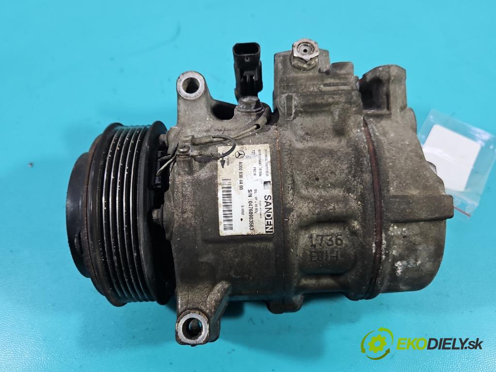 Mercedes C W205 2014–2021 2.0 16V 184hp automatic 135 kW 1991 cm3 4- Kompresor: klimatizácie A0008304400 (Kompresor klimatizácie)