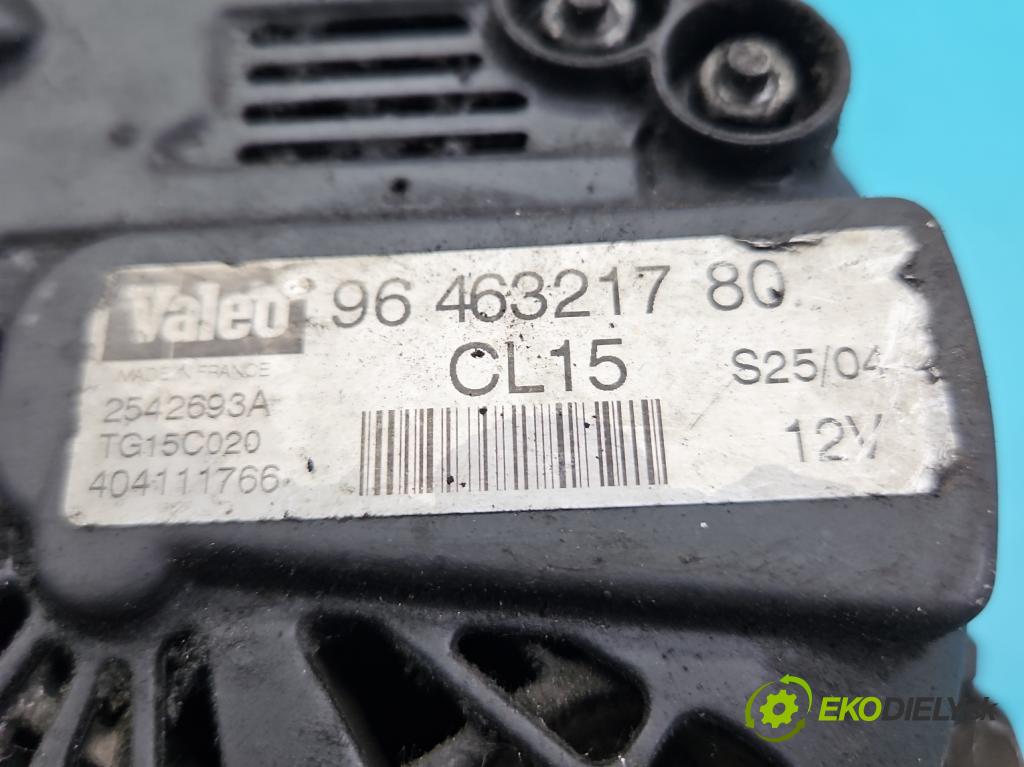 Citroen Xsara Picasso 1.6 hdi 109 HP manual 80 kW 1560 cm3 5- Alternator 9646321780 (Alternátor)