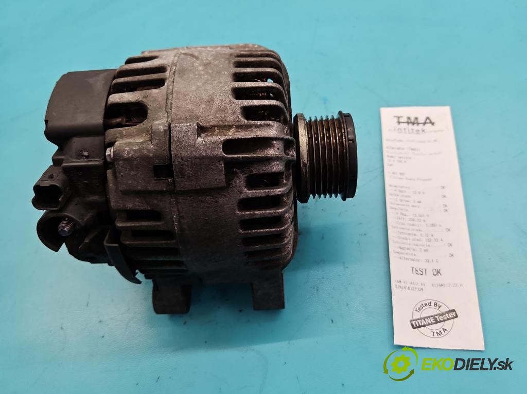 Citroen Xsara Picasso 1.6 hdi 109 HP manual 80 kW 1560 cm3 5- Alternator 9646321780 (Alternátor)